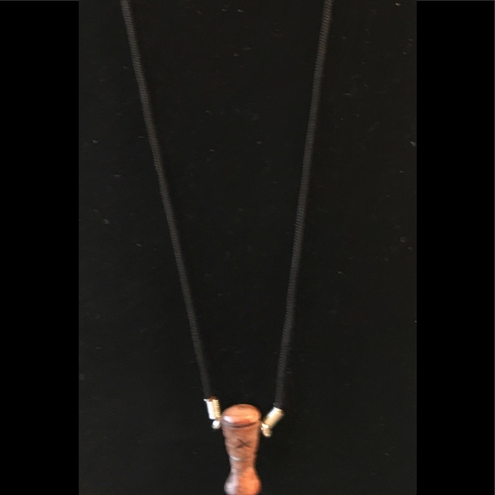 Drum pendant necklace